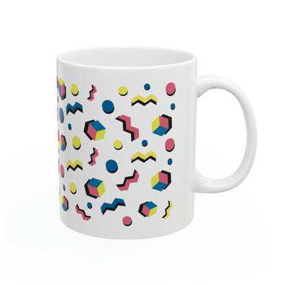 Patterned Ceramic Mug, 11oz