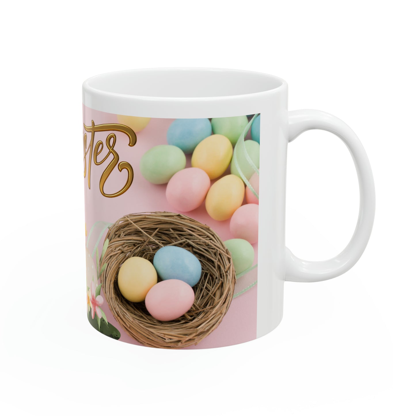 Customized Ceramic Coffee Mug - Easter Edition, 11oz