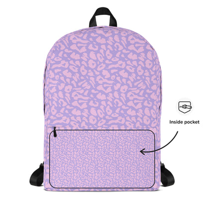 Wild Elegance: Leopard Print Allover Backpack