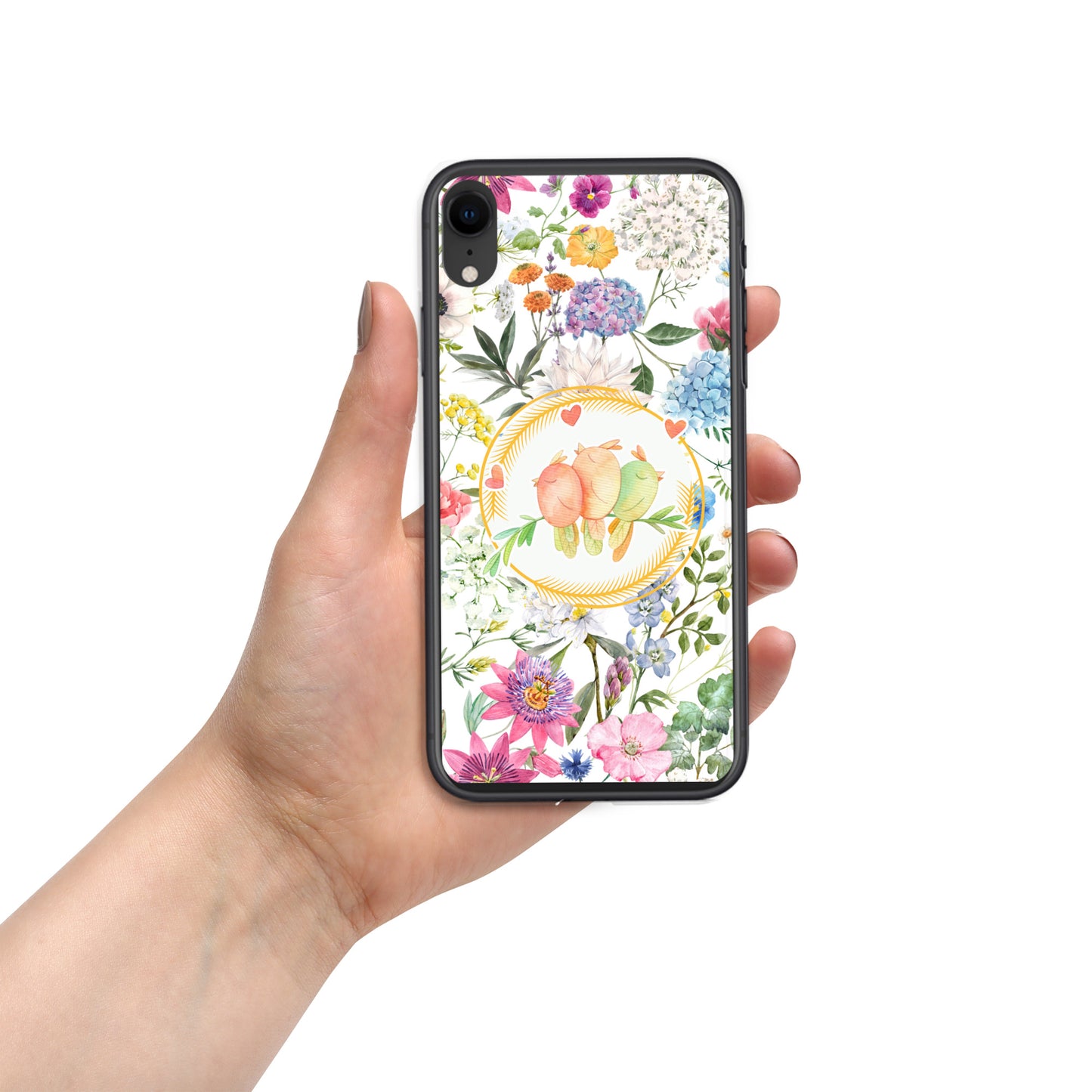 Clear Phone case Compatible with iPhone 15 pro max case Spring, Cute and Flexible with Raised Bezel Easy to take on and Off and Wireless Charging Compatible