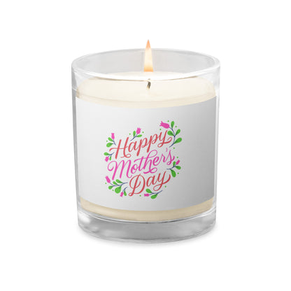 Glass jar soy wax candle|Happy Mothers day special