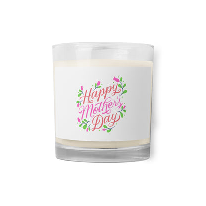 Glass jar soy wax candle|Happy Mothers day special