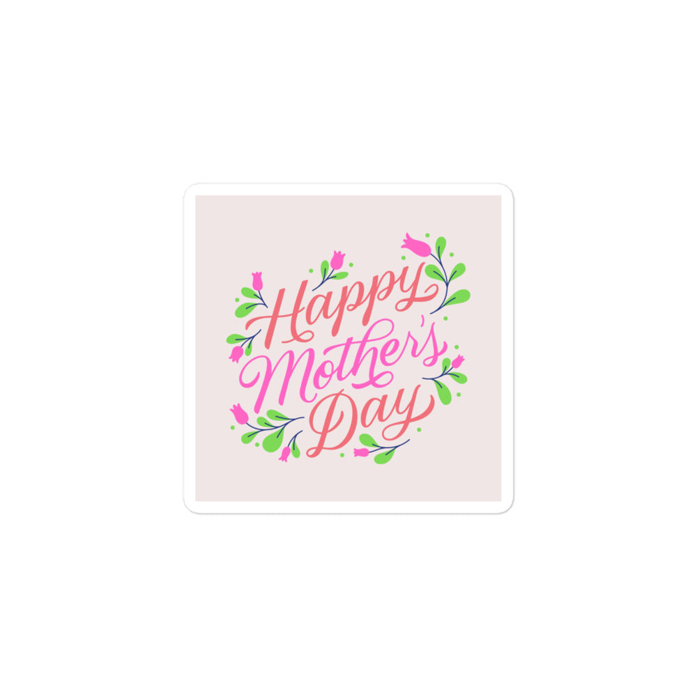 Bubble-free stickers for Mothers day