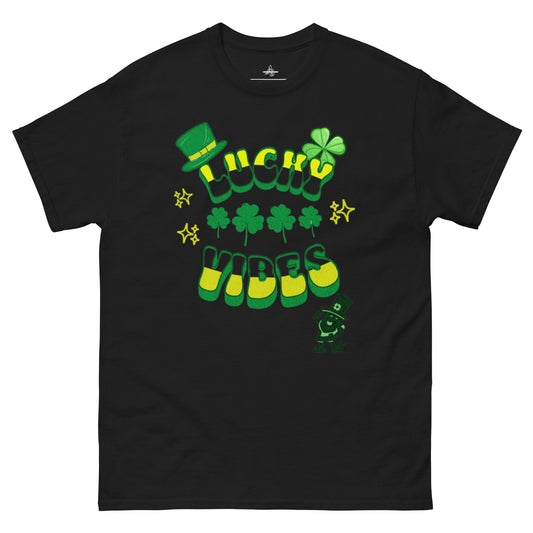 Men's classic tee| Perfect for St. Patrick day themed| Graphic Design|Lucky Clovers