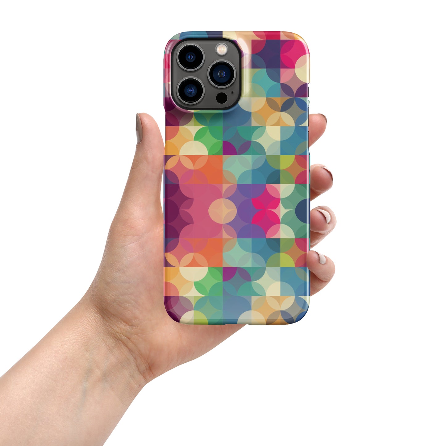 AbstractElegance Phone case Compatible and fits on iPhone 13 Pro Max (Multicolor)