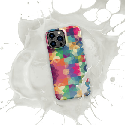 AbstractElegance Phone case Compatible and fits on iPhone 13 Pro Max (Multicolor)