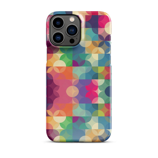 AbstractElegance Phone case Compatible and fits on iPhone 13 Pro Max (Multicolor)