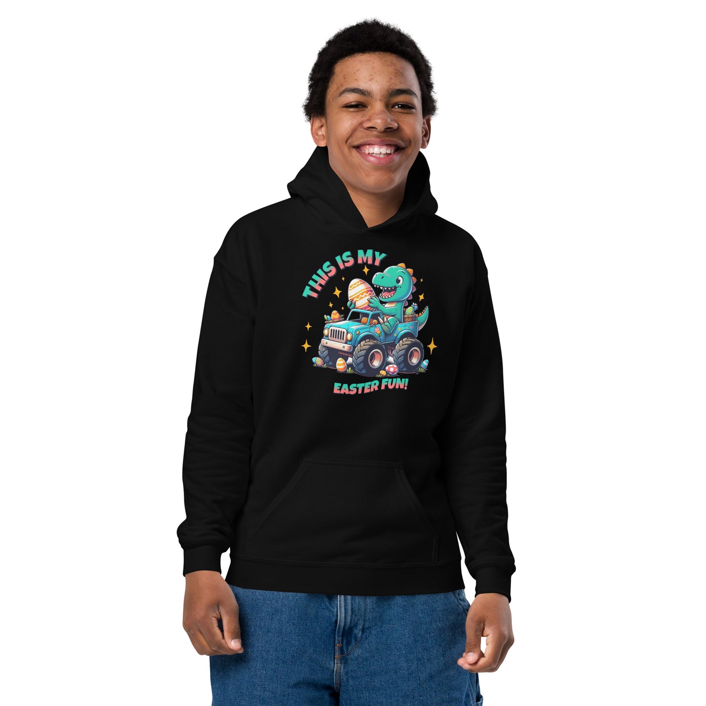 Easter Fun, Youth heavy blend hoodie