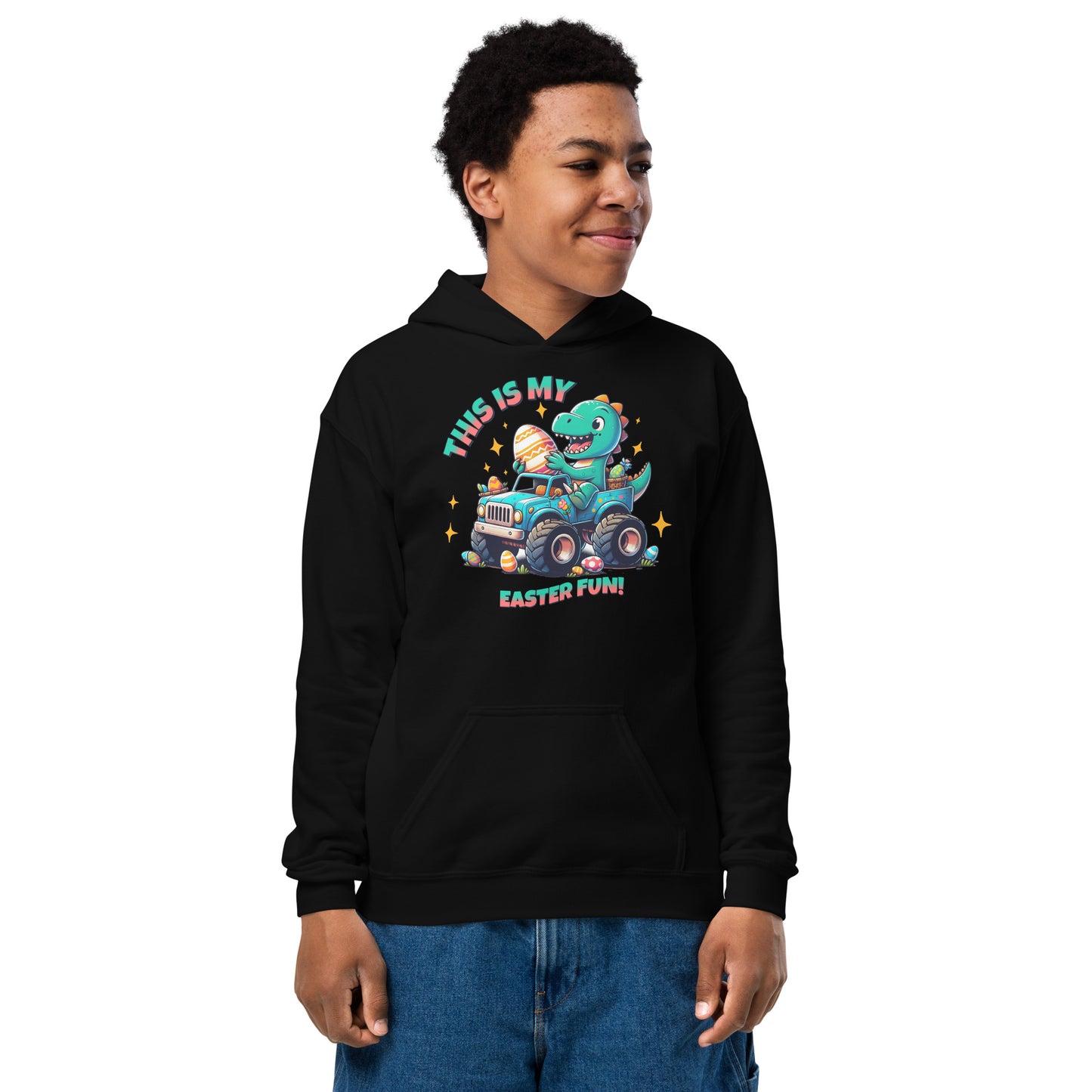 Easter Fun, Youth heavy blend hoodie